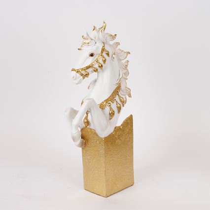 Tafeldecoratie 22x40 cm paard