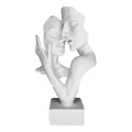 Tafeldecoratie 29x9x17 cm kunsthars/wit