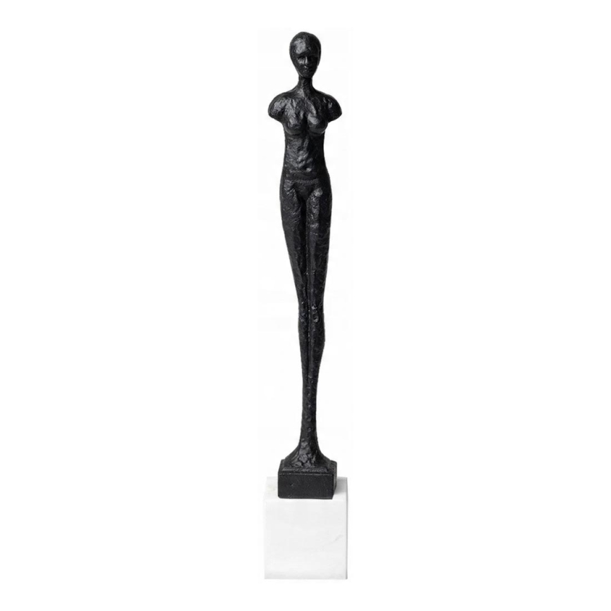 Tafeldecoratie 43 cm hars/zwart