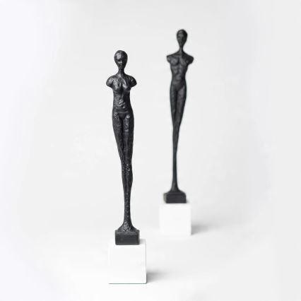 Tafeldecoratie 43 cm hars/zwart