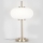Tafellamp 1xE14/3W/230V wit/messing