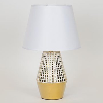 Tafellamp 1xE14/40W/230V wit/goud