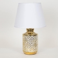 Tafellamp 1xE14/40W/230V wit/goud