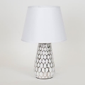 Tafellamp 1xE14/40W/230V wit/zilver
