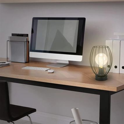 Tafellamp 1xE27/25W/230V zwart