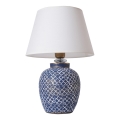Tafellamp 1xE27/40W/230V blauw