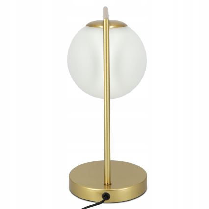 Tafellamp 1xE27/40W/230V goud/wit