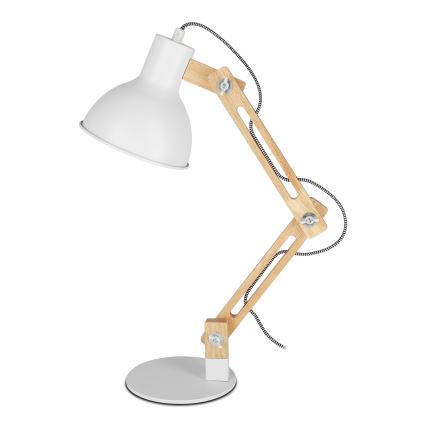 Tafellamp 1xE27/40W/230V wit