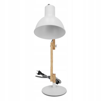 Tafellamp 1xE27/40W/230V wit