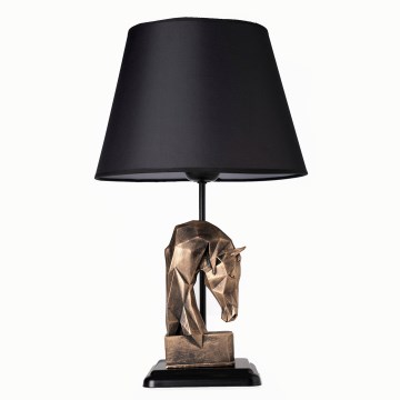 Tafellamp 1xE27/40W/230V zwart/goud