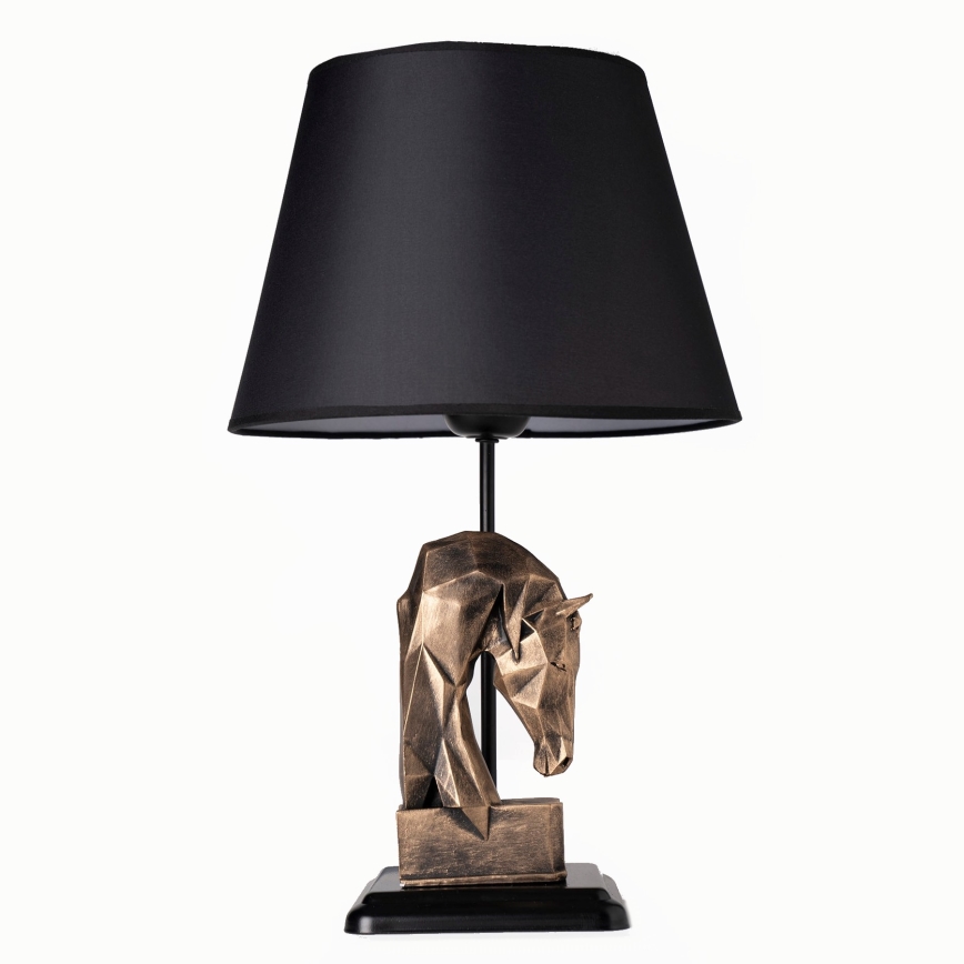 Tafellamp 1xE27/40W/230V zwart/goud