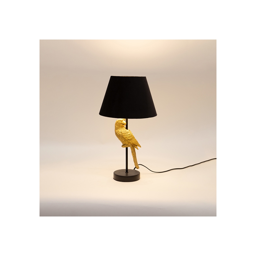 Tafellamp 1xE27/40W/230V zwart/goud