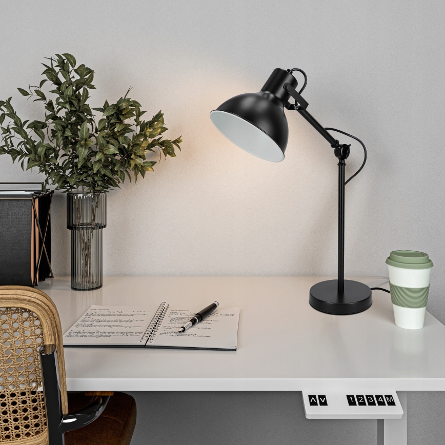 Tafellamp 1xE27/40W/230V zwart