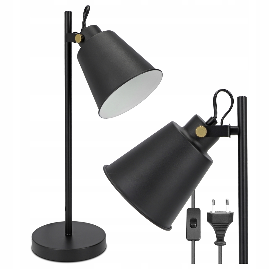 Tafellamp 1xE27/40W/230V zwart