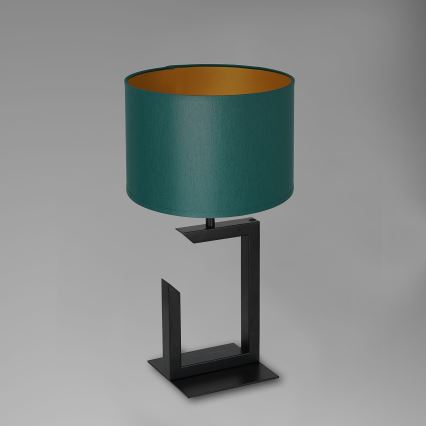Tafellamp 1xE27/60W/230V 45 cm groen/gouden