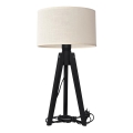 Tafellamp ALBA 1xE27/15W/230V crème/grenen