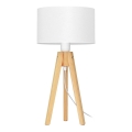 Tafellamp ALBA 1xE27/15W/230V wit/Dennenboom