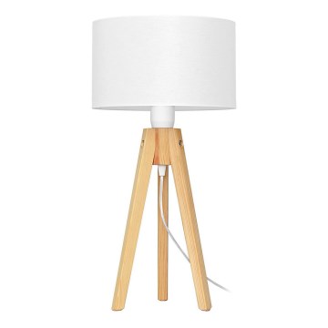 Tafellamp ALBA 1xE27/15W/230V wit/Dennenboom
