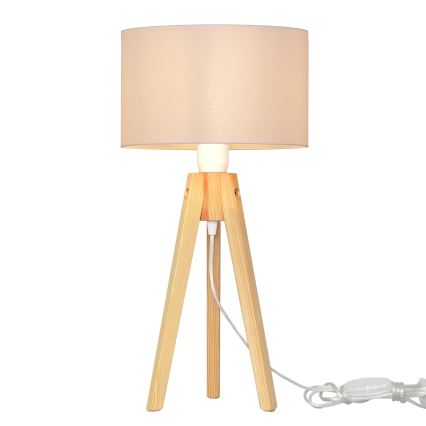 Tafellamp ALBA 1xE27/15W/230V wit/Dennenboom