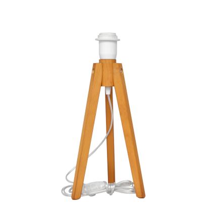 Tafellamp ALBA 1xE27/15W/230V wit/goud/eiken