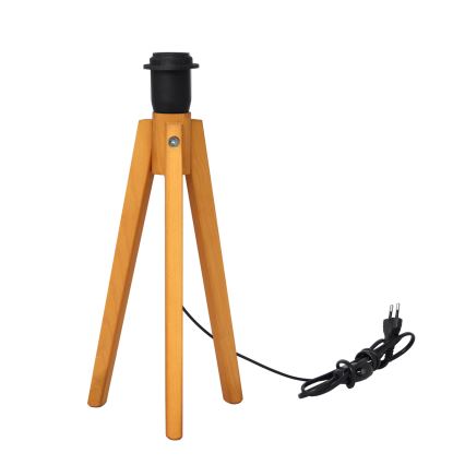 Tafellamp ALBA 1xE27/15W/230V zwart/goud/eiken