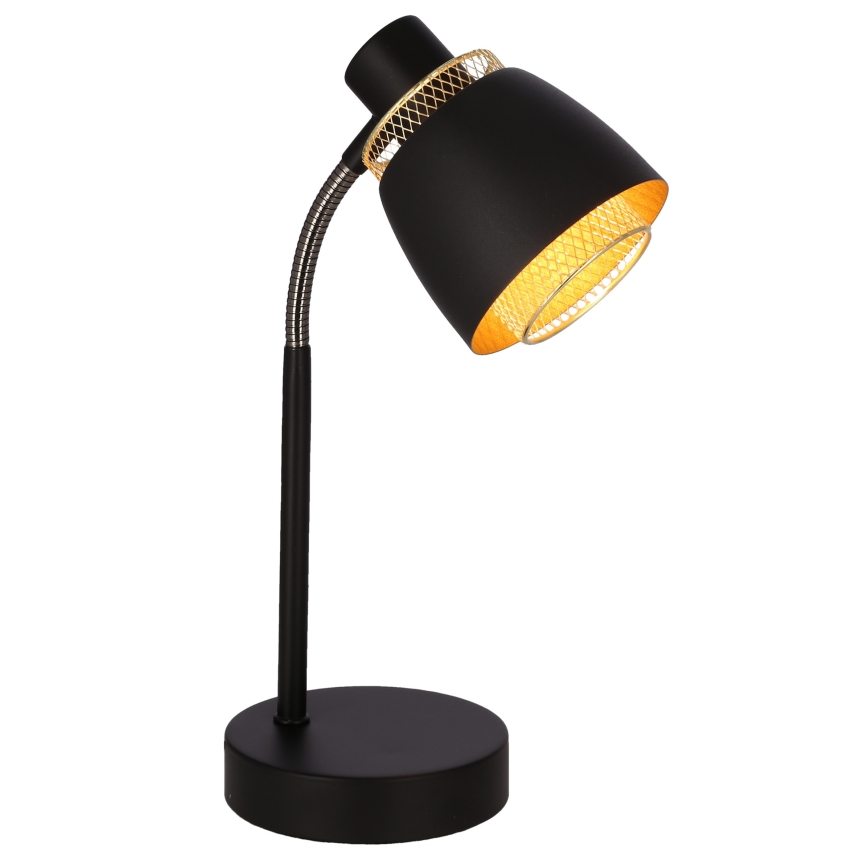 Tafellamp ALEKSANDRIA 1xE14/40W/230V zwart/goud