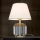 Tafellamp ALEXIS 1xE27/60W/230V crème/goud/doorzichtig