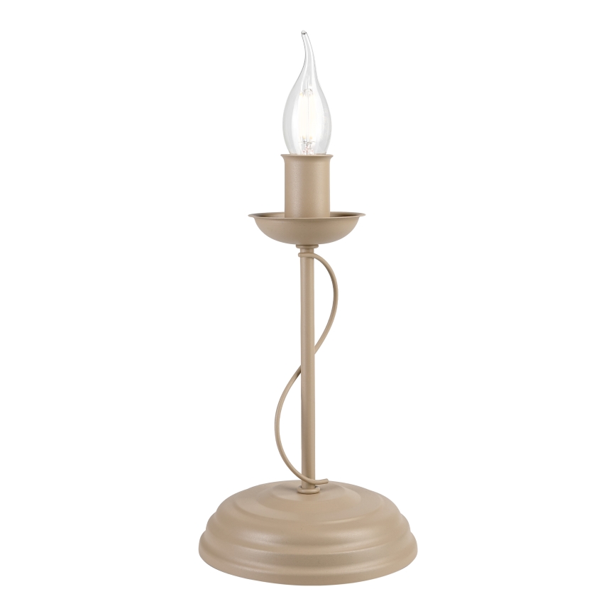 Tafellamp ANTON 1xE14/60W/230V beige