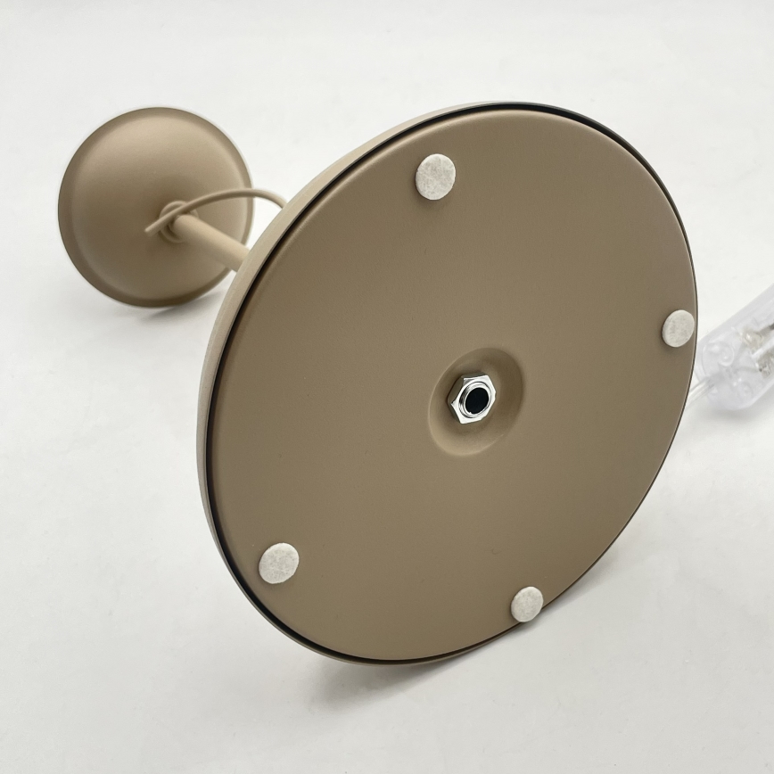 Tafellamp ANTON 1xE14/60W/230V beige