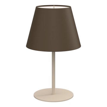 Tafellamp ARDEN 1xE27/15W/230V beige/bruin