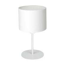 Tafellamp ARDEN 1xE27/60W/230V diameter 18 cm wit