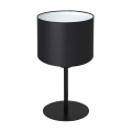 Tafellamp ARDEN 1xE27/60W/230V diameter 18 cm zwart/wit