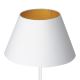 Tafellamp ARDEN 1xE27/60W/230V diameter 30 cm wit/gouden