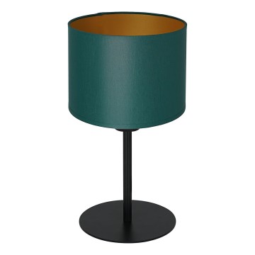 Tafellamp ARDEN 1xE27/60W/230V Ø 18 cm groen/goud