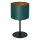 Tafellamp ARDEN 1xE27/60W/230V Ø 18 cm groen/goud