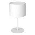 Tafellamp ARDEN 1xE27/60W/230V Ø 18 cm wit