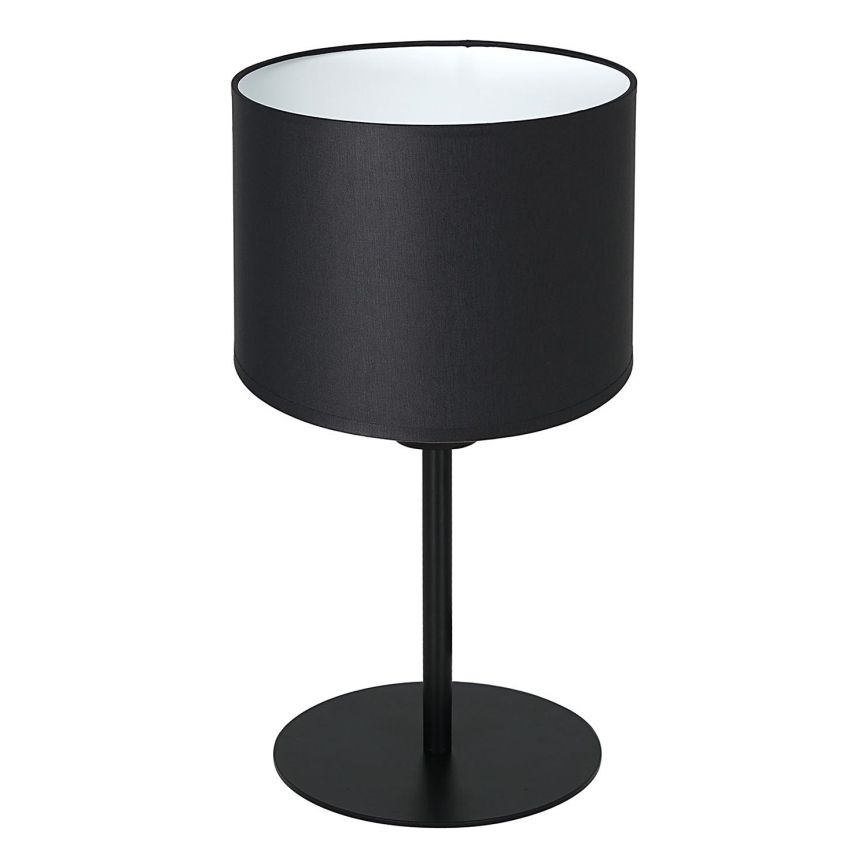 Tafellamp ARDEN 1xE27/60W/230V Ø 18 cm zwart/wit