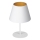 Tafellamp ARDEN 1xE27/60W/230V Ø 20 cm wit/goud