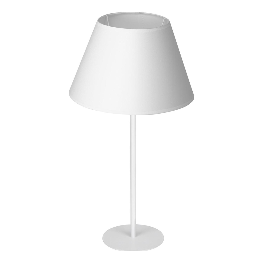 Tafellamp ARDEN 1xE27/60W/230V Ø 30 cm wit