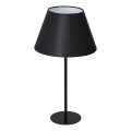 Tafellamp ARDEN 1xE27/60W/230V Ø 30 cm zwart/wit