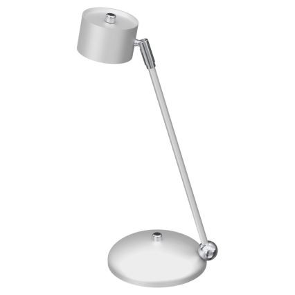 Tafellamp ARENA 1xGX53/11W/230V wit/glanzend chroom
