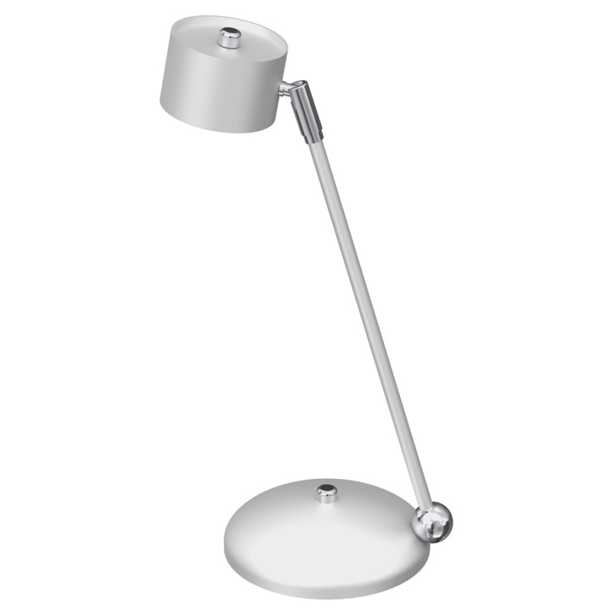Tafellamp ARENA 1xGX53/11W/230V wit/glanzend chroom
