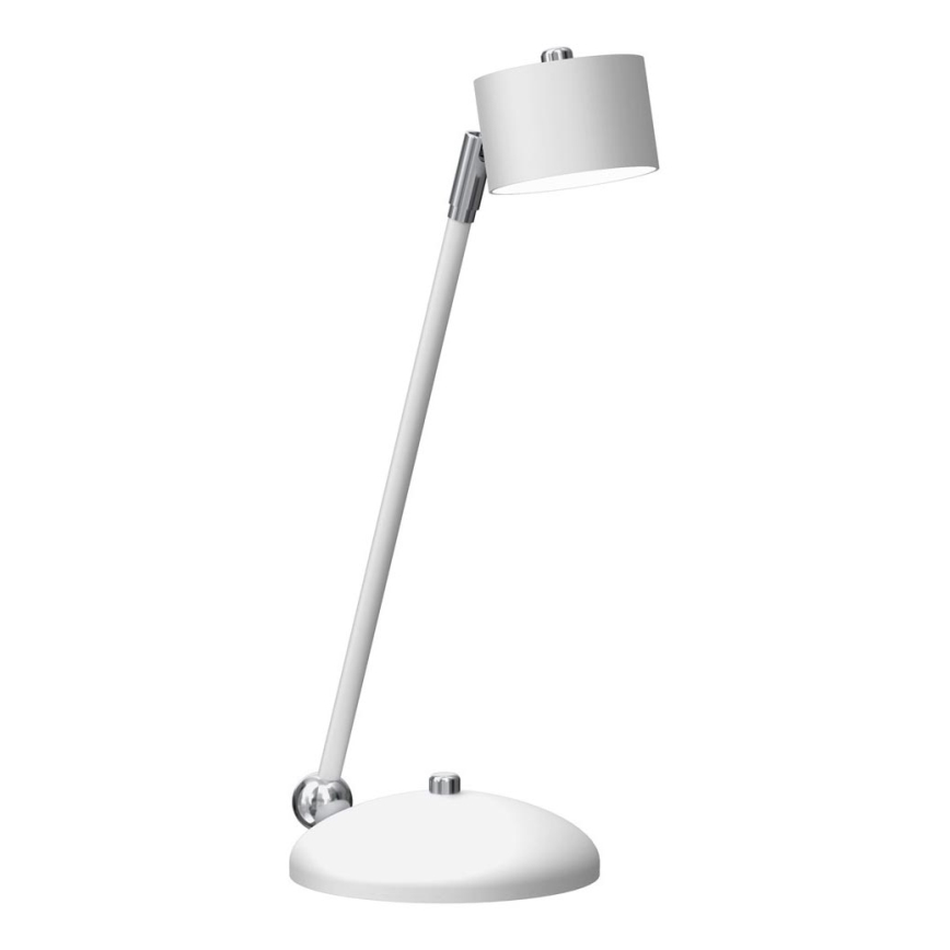 Tafellamp ARENA 1xGX53/11W/230V wit/glanzend chroom