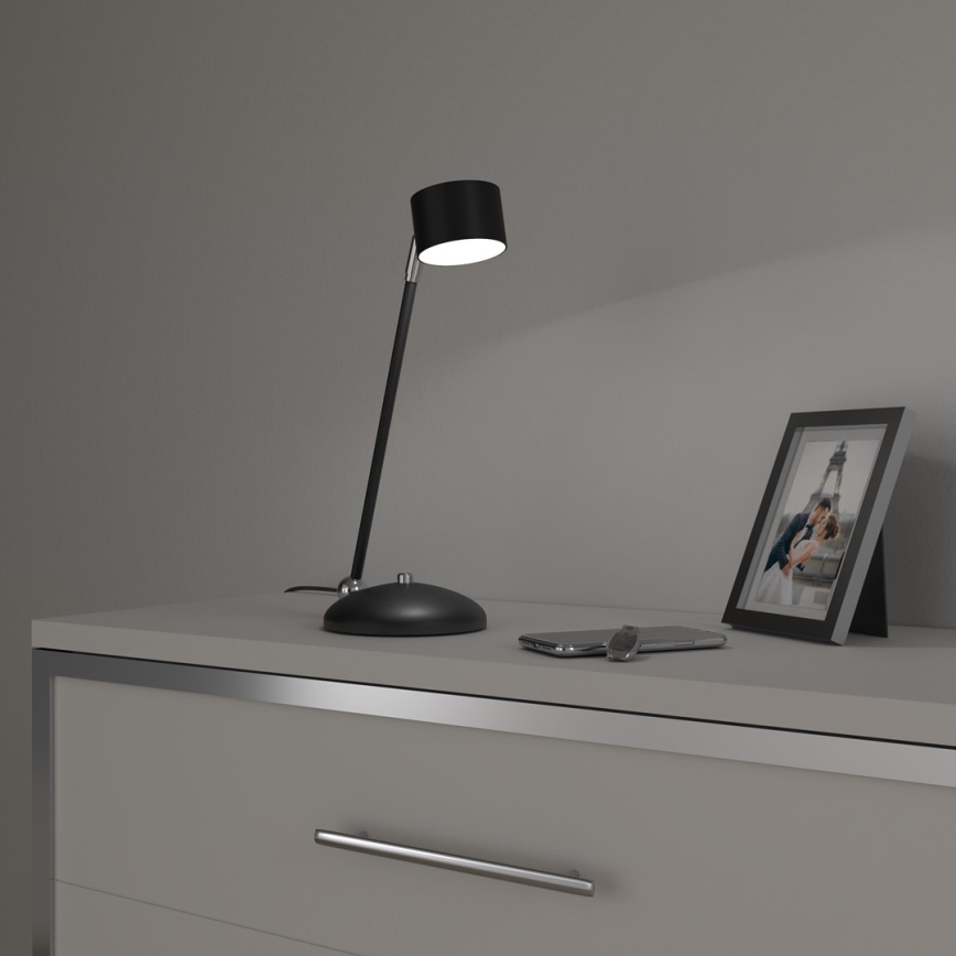 Tafellamp ARENA 1xGX53/11W/230V zwart/glanzend chroom