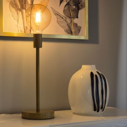 Tafellamp ASTRID 1xE27/60W/230V goud
