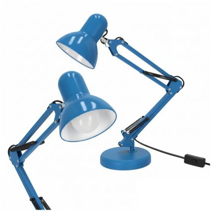 Tafellamp AURIQ 1xE27/60W/230V, blauw