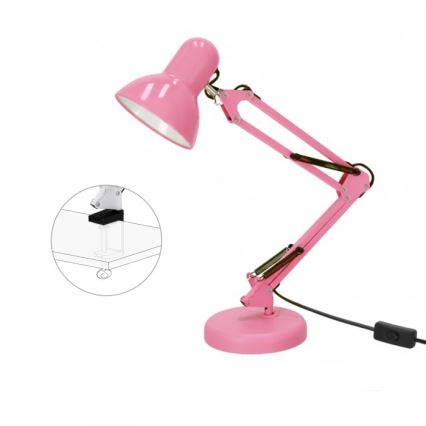 Tafellamp AURIQ 1xE27/60W/230V roze