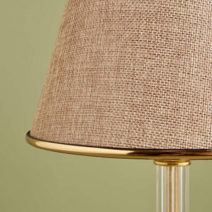Tafellamp AYD 1xE27/40W/230V beige/goud