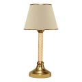 Tafellamp AYD 1xE27/40W/230V beige/goud