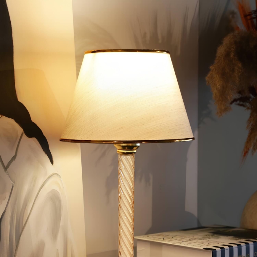 Tafellamp AYD 1xE27/40W/230V beige/goud